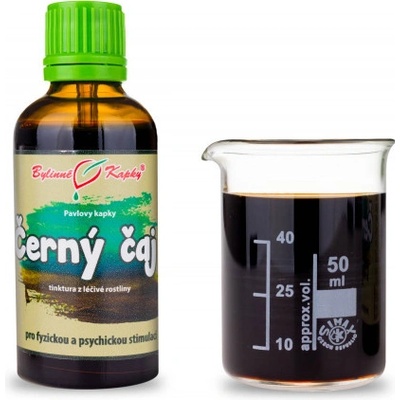 Bylinné kapky tinktura Černý čaj 50 ml