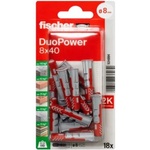 FISHER ДЮБЕЛ fischer 534994 duopower ф8х40мм УНИВЕРСАЛЕН 18бр (534994)