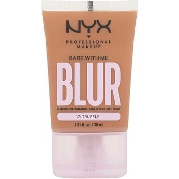 NYX Professional Makeup Bare With Me Blur Tint Foundation zmatňující make-up se středním krytím 17 truffle 30 ml