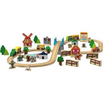 Playtive železnica mesto farma