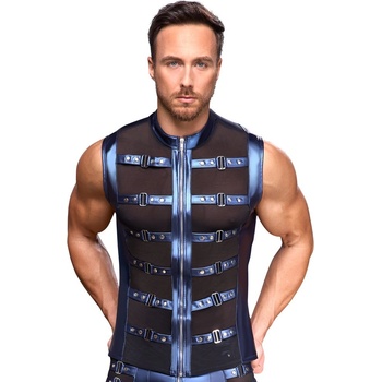 NEK Sleeveless Metallic Matte Look Figure-Emphasising Shirt 2161834 XL