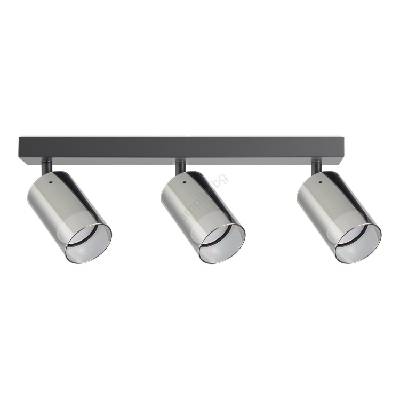 2211BD-3-BK - Спот REN 3xGU10/50W/230V черен/сив (ZL0715)