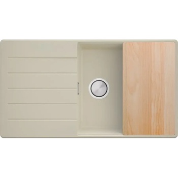 Твоят Стил Бежова кухненска мивка от гранит Копенхаген 60 Top 900х500