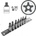 JGM Комплект torx Петостен на вложка 1/4 ; jbm 51746