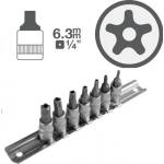 JGM Комплект torx Петостен на вложка 1/4 ; jbm 51746