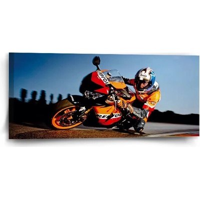 Sablio Obraz Motorkár 2 - 110x50 cm