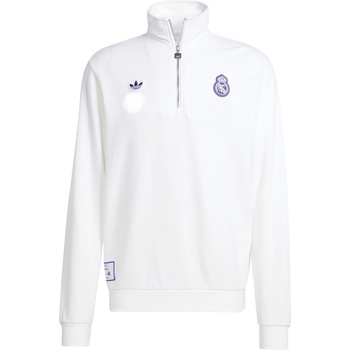 Adidas Блуза Adidas Men's Real Icon Sweater Performance Crew Sweatshirt - White