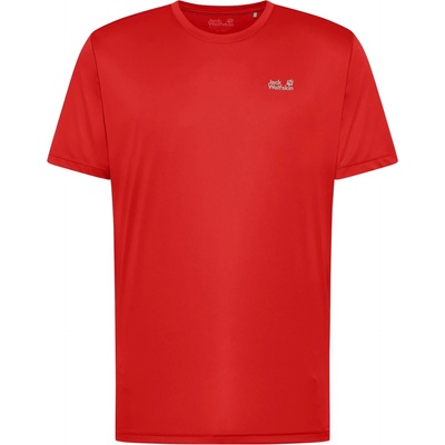 Jack Wolfskin Мъжка спортна тениска Jack Wolfskin Tech Tee Sport shirt - Siren Red (216-1634-1313)