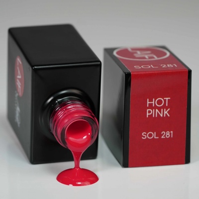 Laif Gel lak červený SOL 281 Hot Pink 10 ml