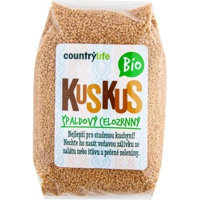 COUNTRY LIFE Kuskus špaldový celozrnný BIO 0,5 kg – Zboží Dáma