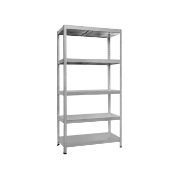 Carmen Метален стелаж HARD 180x60x40 см, до 90 кг на рафт - цинк