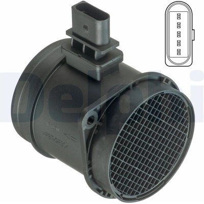 Hmotnosť vzduchu / snímač množstva prúdiaceho vzduchu DELPHI AF10408-12B1