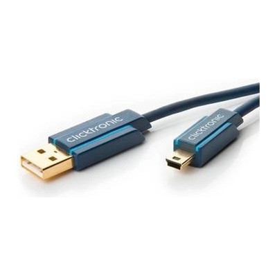 ClickTronic CLICK70128 USB 2.0, A-B mini, 5pinů, 3m