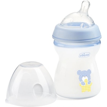 Chicco Natural Feeling Boy бебешко шише 2m+ 250ml