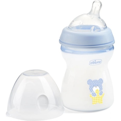 Chicco Natural Feeling Boy бебешко шише 2m+ 250ml