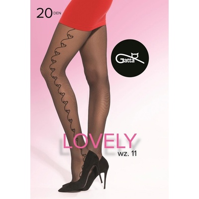 Gatta punčochové kalhoty Lovely 11 20 DEN černá