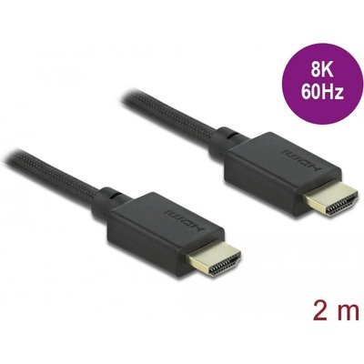 Delock 85388 Изключително висока скорост 48Gbps 8K 60Hz 2m HDMI кабел (85388)