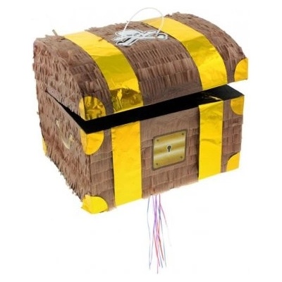 GoDan Piňata - Pirátská truhla 30x25x34 cm – Zboží Mobilmania