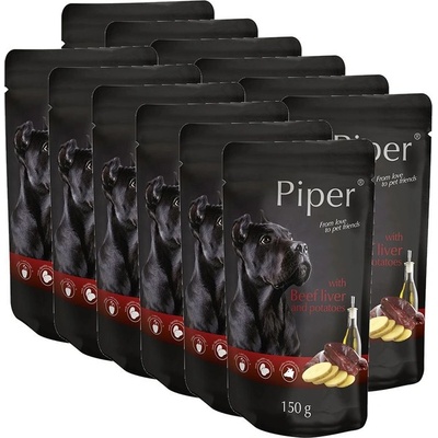 Piper Adult s hovězími játry a bramborami 12 x 150 g