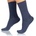 Bellinda FANCY RIB MODAL SOCKS - Дамски модални чорапи - синя Bellinda | Sin | ЖЕНИ | 35-38