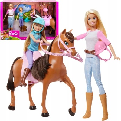 Barbie Fashion jezdecký set Panenky a koně