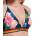 Superdry Vintage Logo Tri bikini top - Blue (Hibiscus Pop Navy)