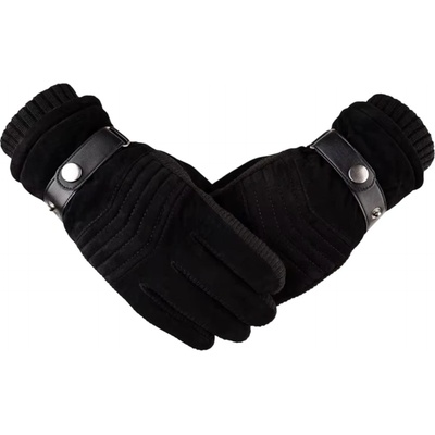 HARAHU Мъжки зимни ръкавици no-37697 - Черна kp37697 (no-37697)