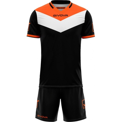 Givova Kit Campo Set Jersey Shorts neon orange / black