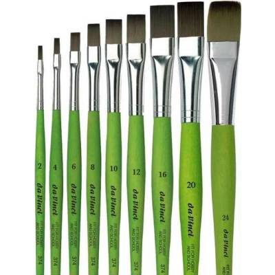 DaVinci Ploché syntetické štetce FIT séria 374 Typ: č. 4