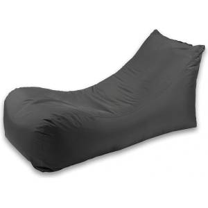 Pufrelax Пуф лежанка Looloop, 500л. , Тъмно сив, Перящ се калъф, За открито, Пълнеж с микс от мемори пяна и дунапрен