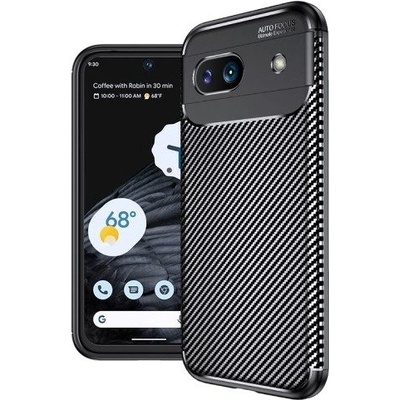 Google Pixel 8a Удароустойчив Carbon Fiber Калъф и Протектор