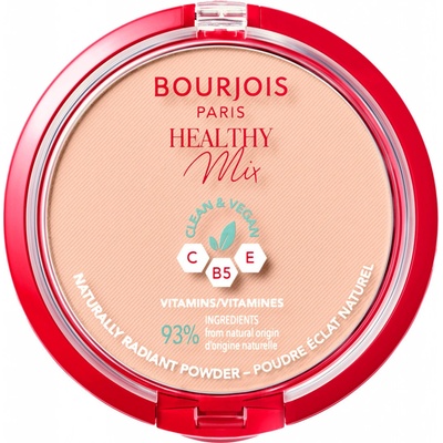 Bourjois Paris Healthy Mix Clean & Vegan Naturally Radiant Powder rozjasňujúci púder 03 Rose Beige 10 g