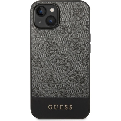 GUESS Гръб Guess 4G Stripe Case за iPhone 14 Plus - Сив