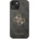 GUESS Гръб Guess PU 4G Metal Logo Case за iPhone 15 Plus - Сив