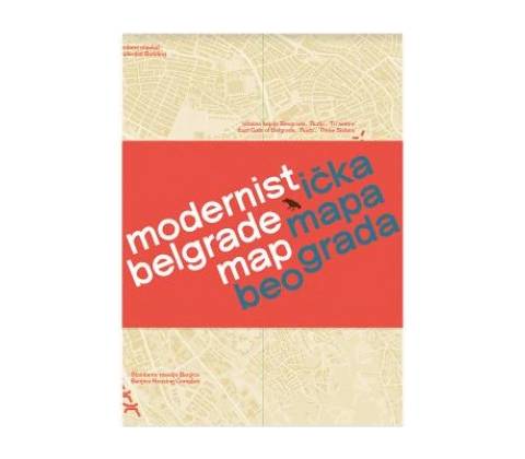 Modernist Belgrade Map