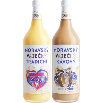 Metelka Moravské duo 14% 1 l + 1 l (holá láhev)