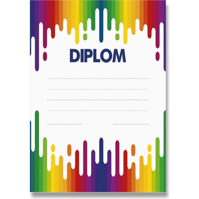 Baloušek Diplom A4 Duha – Zboží Dáma
