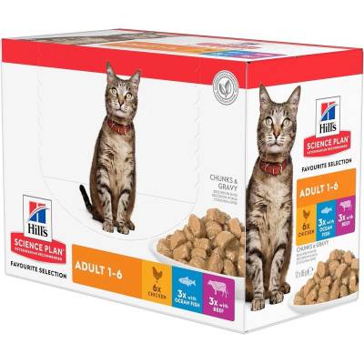 Hill's Science Plan Adult 1-6 Chicken rybí výběr 85 g