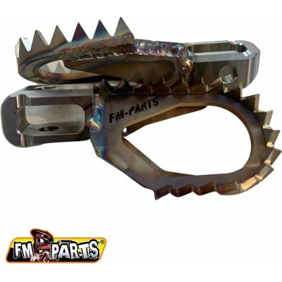 FM-PARTS OFFSET stupačky (komplet) STAINLESS FOOTPEGS BETA 20-24 barva ocelová
