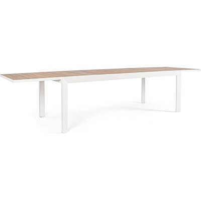 Bizzotto Разтегателна маса Belmar бяла YK11, 220-340x100 см (0663194)