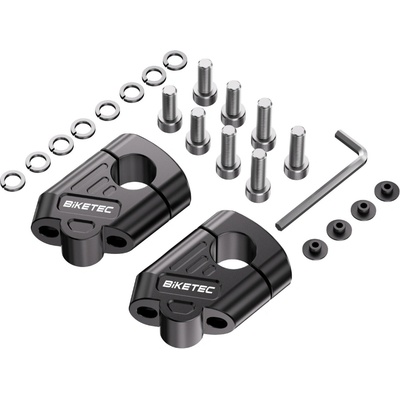 BIKETEC PRO zvýšení řídítek adaptéry 22 mm