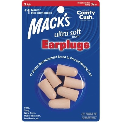 Mack's Ultra Soft špunty do uší 3 páry