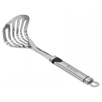Šťouchadlo na brambory Bergner / nerez / 26 cm / stříbrná / černá