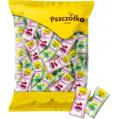 Pszczółka Sakura & Matcha bonbóny s třešňovou příchutí a zeleným čajem 1 kg