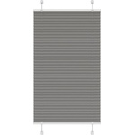 vidaXL Плисирана щора Антрацит 80x150 cm Ширина на плата 79, 4 cm (4015088)