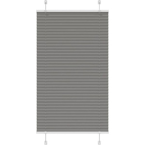 vidaXL Плисирана щора Антрацит 80x150 cm Ширина на плата 79, 4 cm (4015088)