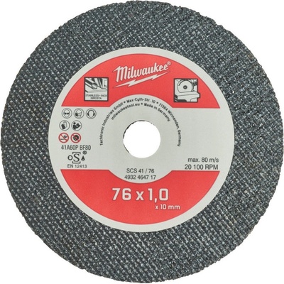 Milwaukee Rezný kotúč 76 x 1,0 mm 4932464717 5 ks