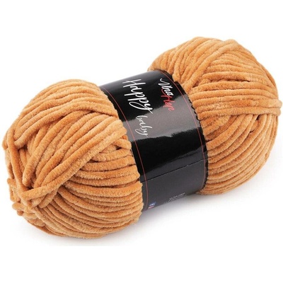 Pletací žinylková příze Happy Baby 100 g - 18 (41007) ecru