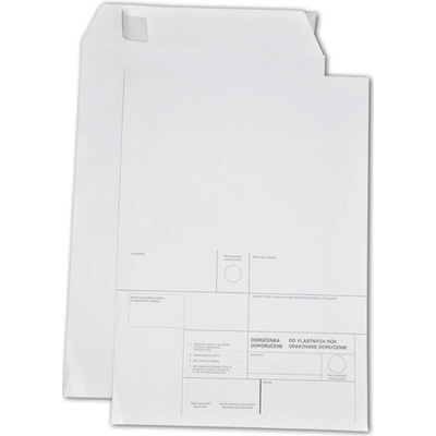 papírny Brno Obálky C4 229x324 mm DVR opakované doručení STRIP, 1 ks 448102