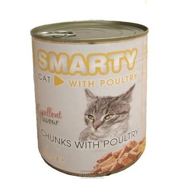 Smarty chunks Cat drůbeží 810 g